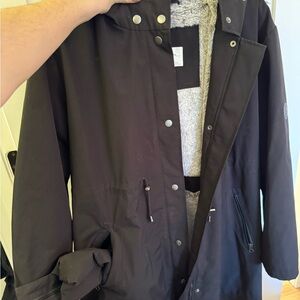 Sz10 seraphine maternity & baby wearing coat (removable baby wearing panel)